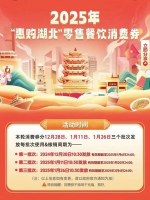新一輪日用百貨消費(fèi)券即將發(fā)放，定好鬧鐘準(zhǔn)備搶購(gòu)！